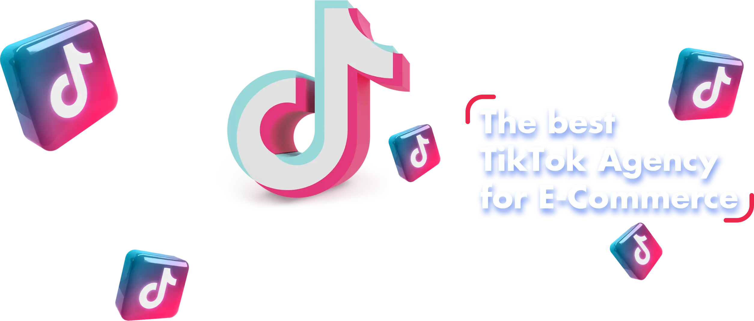 TikTok icon on background
